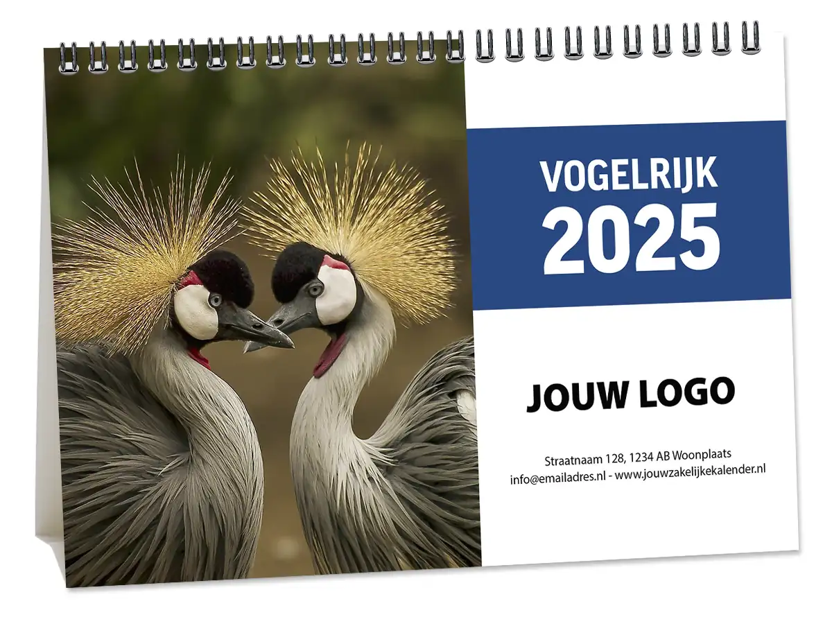 A5 Bureaukalender Vogelrijk 2025