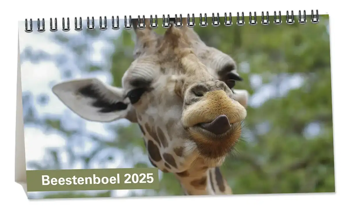 A5 Bureaukalender Beestenboel 2025