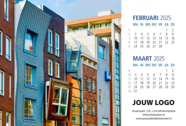 A5 Bureaukalender Hollands Glorie 2025