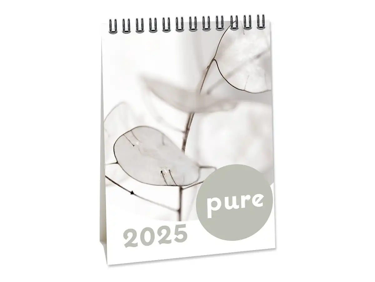 A6 Bureaukalender Pure 2025