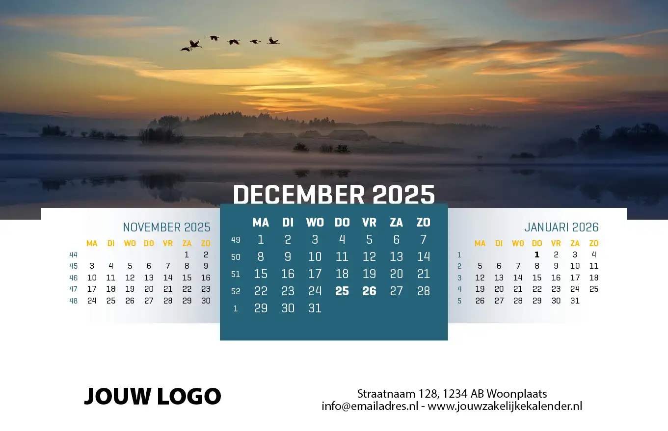 Wandkalender Panorama 2025