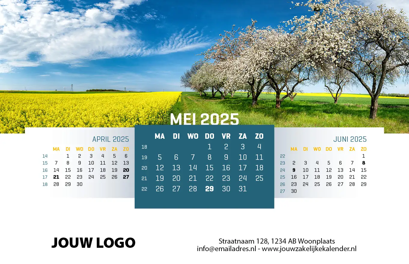 Wandkalender Panorama 2025