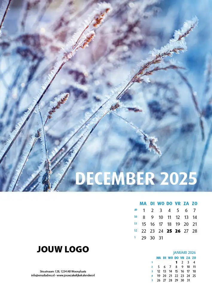 Wandkalender Natuur 2025