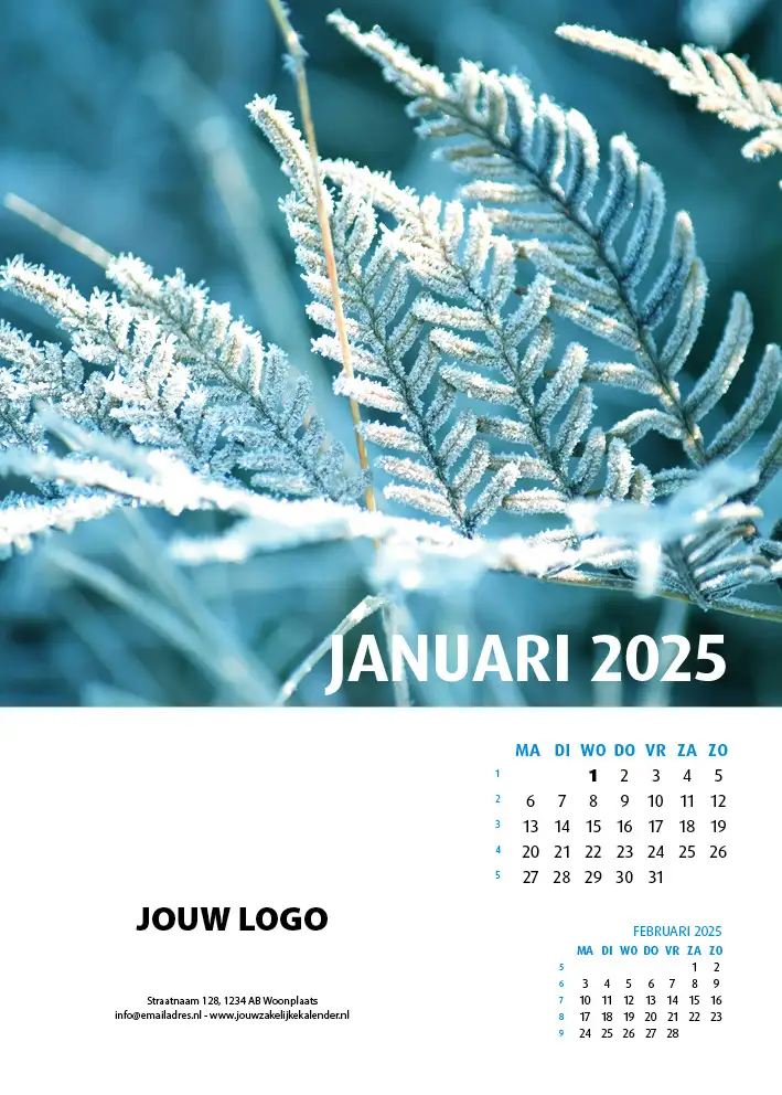 Wandkalender Natuur 2025