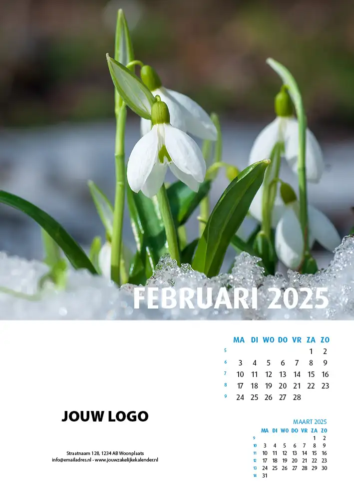 Wandkalender Natuur 2025