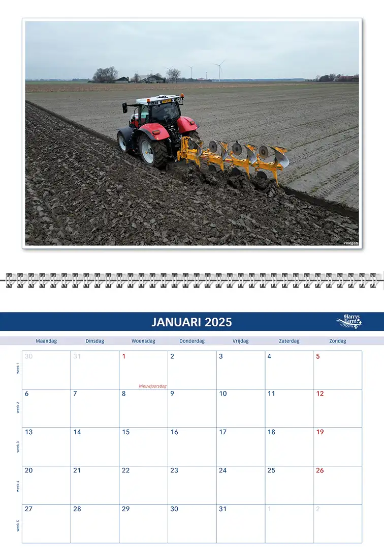 Harrysfarm Jaarkalender 2025