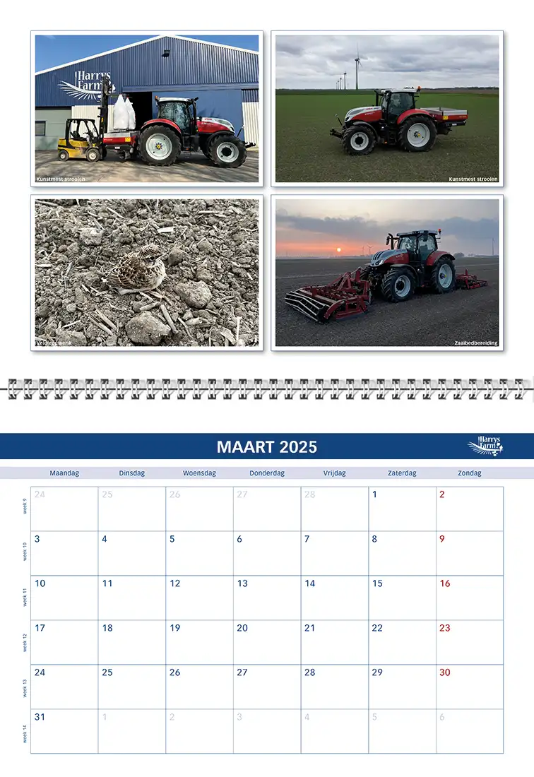 Harrysfarm Jaarkalender 2025